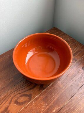 Royal Norfolk Burnt Orange 6" Soup Cereal Bowl Stoneware Microwave Safe